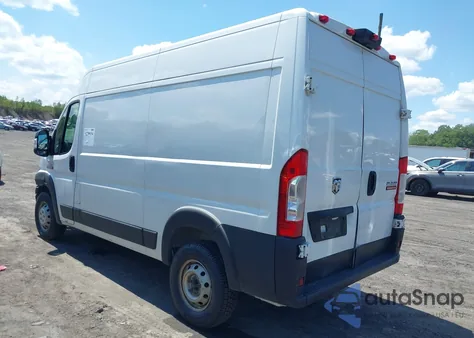 2019 Ram Promaster 2500 High Roof 136 Wb z USA, uszkodzony, nr VIN 3C6TRVCG5KE546416
